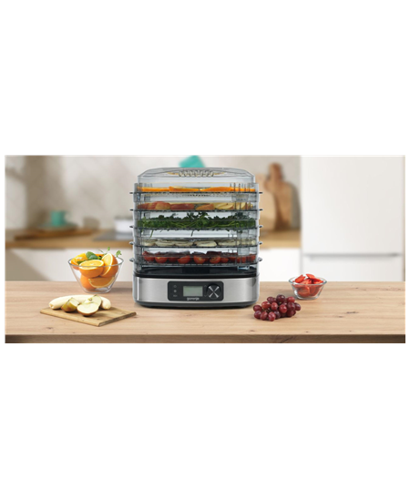 Gorenje | Food Dryer | FDK500DE | Power 380 W | Number of trays 5 | Temperature control | Integrated timer | Stainless steel