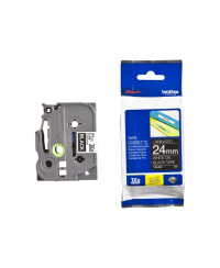 Brother TZe-355 (TZE355) Laminuotos ženklinimo juostos kasetė, White On Black 24mm, 8m