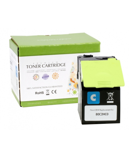 Neoriginali Static Control Lexmark 802HC (80C2HC0), žydra kasetė