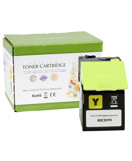 Neoriginali Static Control Lexmark 802HY (80C2HY0), geltona kasetė