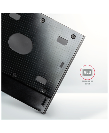 AXAGON Optical disk drive caddy for 2.5“ SSD/HDD. LED, 9.5 mm, Aluminum | RSS-CD09