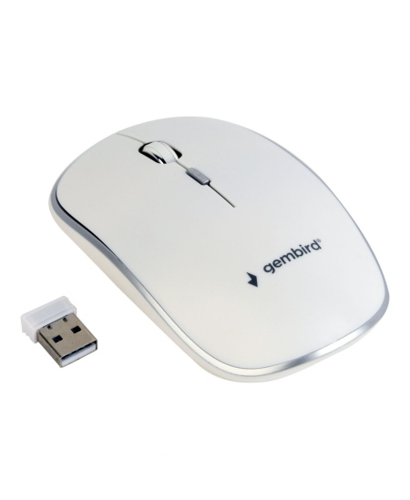 Gembird MUSW-4B-01-W Standard, No, White, No, Wireless connection