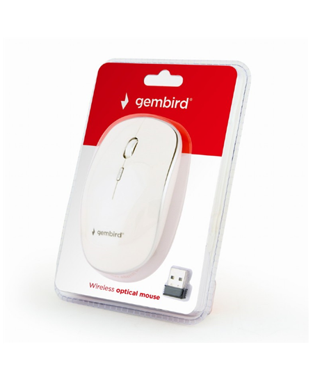 Gembird MUSW-4B-01-W Standard, No, White, No, Wireless connection