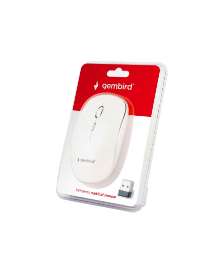 Gembird MUSW-4B-01-W Standard, No, White, No, Wireless connection
