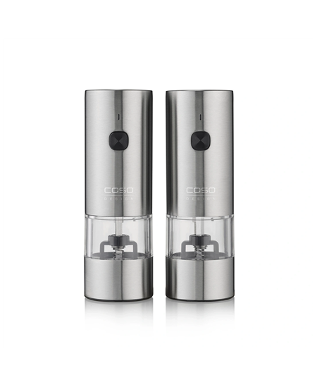 Caso Salt and Pepper Grinder | SpiceDuo | Electric | Housing material Stainless steel | Lithium