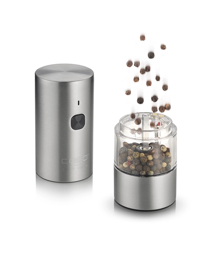 Caso Salt and Pepper Grinder | SpiceDuo | Electric | Housing material Stainless steel | Lithium