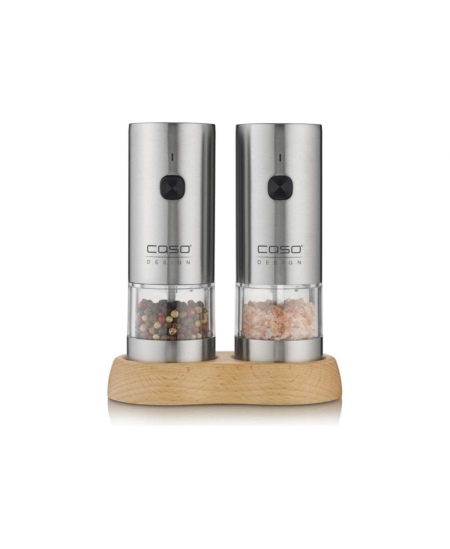 Caso Salt and Pepper Grinder | SpiceDuo | Electric | Housing material Stainless steel | Lithium