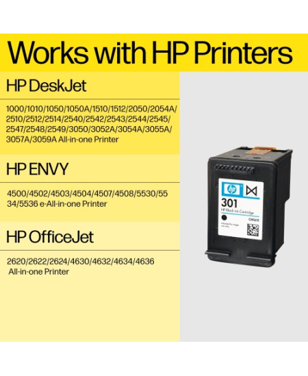 HP 301XL Tri-color (CH564EE) Rašalinė kasetė, CMY