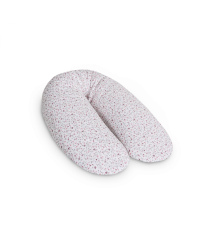 CebaBaby maitinimo pagalvė dżersej multi, lapeliai mėlyni rožiniai