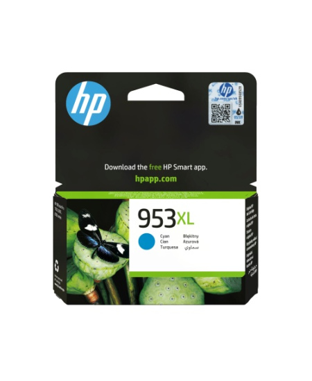HP 953XL (F6U16AE) Rašalinė kasetė, Žydra