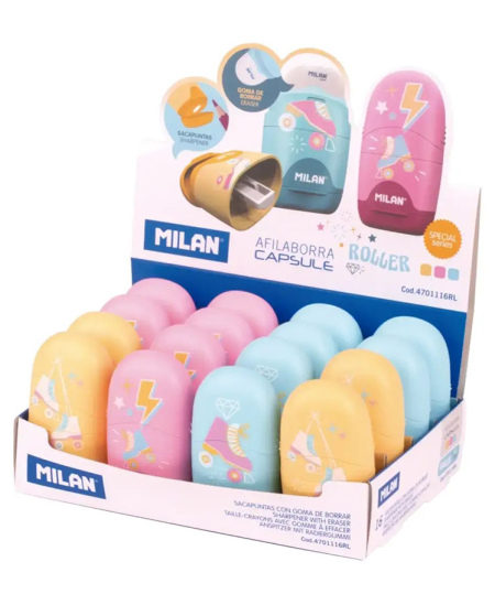 Drožtukas su trintuku MILAN Capsule Roller