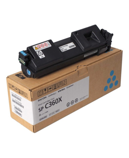 Ricoh SP C360X (408251) Lazerinė kasetė, Žydra (SPEC)
