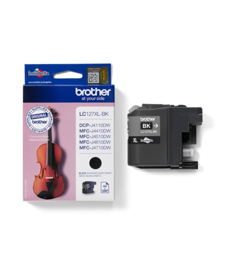 Brother LC127XL (LC127XLBK) Rašalinė kasetė, Juoda