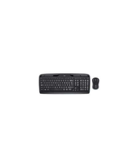Logitech MK330 | Keyboard and Mouse Set | Wireless | Mouse included | US International | Black