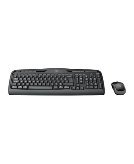 Logitech MK330 | Keyboard and Mouse Set | Wireless | Mouse included | US International | Black