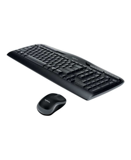 Logitech MK330 | Keyboard and Mouse Set | Wireless | Mouse included | US International | Black