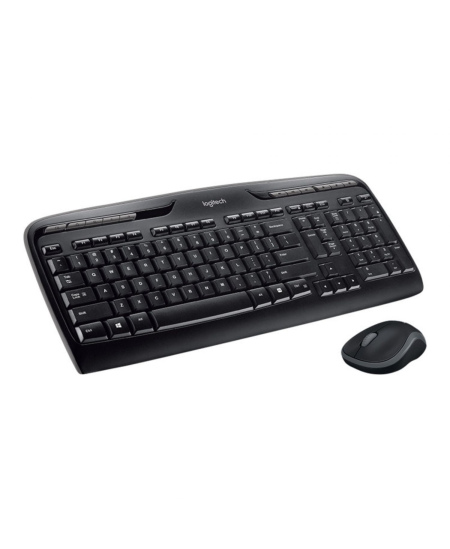 Logitech MK330 | Keyboard and Mouse Set | Wireless | Mouse included | US International | Black