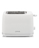 Gorenje Toaster | T850DPW | Number of slots 2 | Housing material Plastic | White