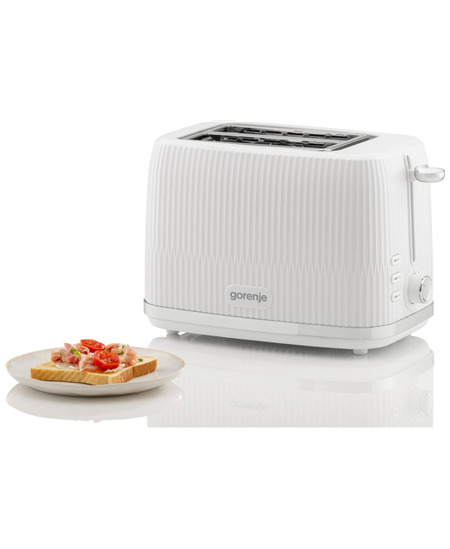 Gorenje Toaster | T850DPW | Number of slots 2 | Housing material Plastic | White