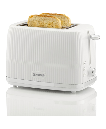 Gorenje Toaster | T850DPW | Number of slots 2 | Housing material Plastic | White