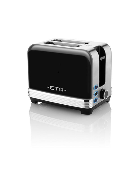 ETA Storio Toaster ETA916690020 Power 930 W, Housing material Stainless steel, Black