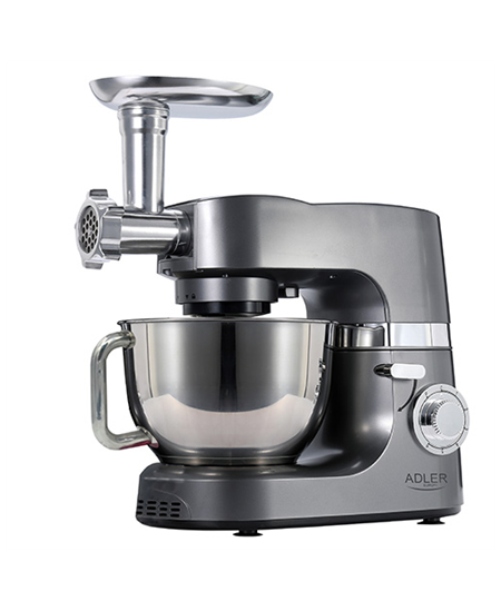Adler Planetary Food Processor AD 4221 1200 W, Bowl capacity 7 L, Number of speeds 6, Meat mincer, Steel