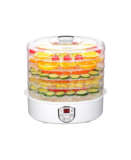Camry Food Dehydrator CR 6659 Power 240 W, Number of trays 5, Temperature control, Integrated timer, White