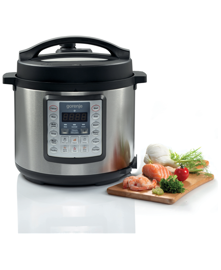 Gorenje Pressure multi cooker | MC6MBK | 1000 W | 6 L | Stainless steel | Number of programs 15