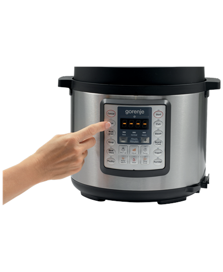 Gorenje Pressure multi cooker | MC6MBK | 1000 W | 6 L | Stainless steel | Number of programs 15