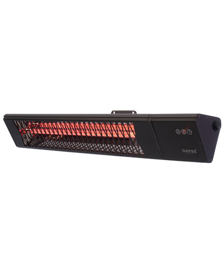 SUNRED | Heater | PRO25W-SMART, Triangle Dark Smart Wall | Infrared | 2500 W | Black | IP55