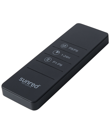 SUNRED | Heater | PRO25W-SMART, Triangle Dark Smart Wall | Infrared | 2500 W | Black | IP55