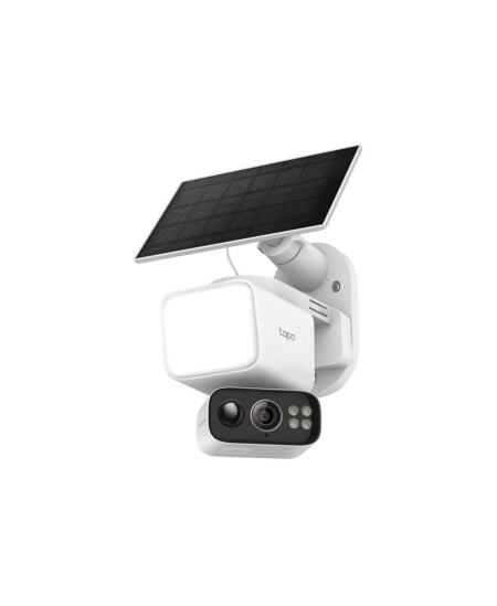 TP-LINK Tapo C615F KIT | Solar-Powered Floodlight Pan/Tilt Security Camera Kit | 3 MP | F/1.6 | H.264 | MicroSD Card Up to 512 G