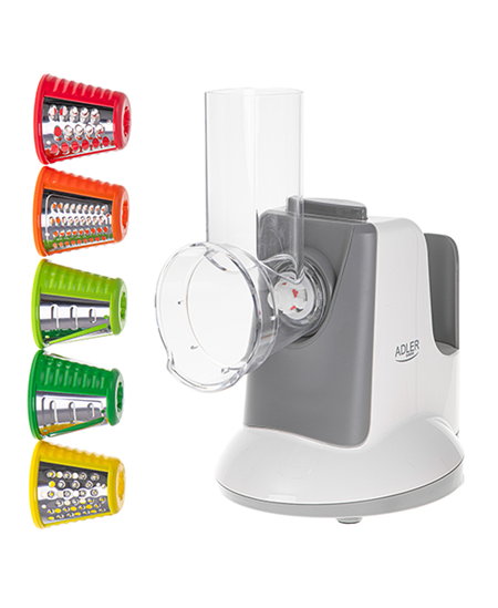 Adler | Vegetable Slicer | AD 4815 | White/Grey | 150 W