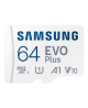 Samsung | MicroSD Card | EVO Plus | 64 GB | microSDXC Memory Card | Flash memory class U1, V10, A1