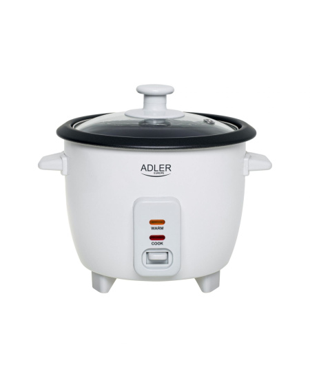 Adler Rice Cooker | AD 6418 | 300 W | 0.6 L | Number of programs 2 | White