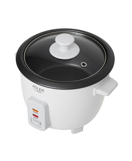 Adler Rice Cooker | AD 6418 | 300 W | 0.6 L | Number of programs 2 | White