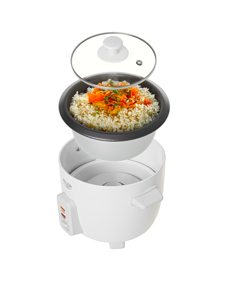 Adler Rice Cooker | AD 6418 | 300 W | 0.6 L | Number of programs 2 | White