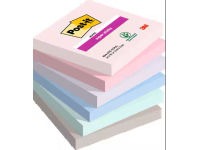 Itin lipnūs lapeliai POST-IT Soulful Colour, 76x76 mm, 6 x 90 lapelių