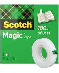 Matinė lipni juostelė SCOTCH MAGIC INVISIBLE, 12 mm x 33 m