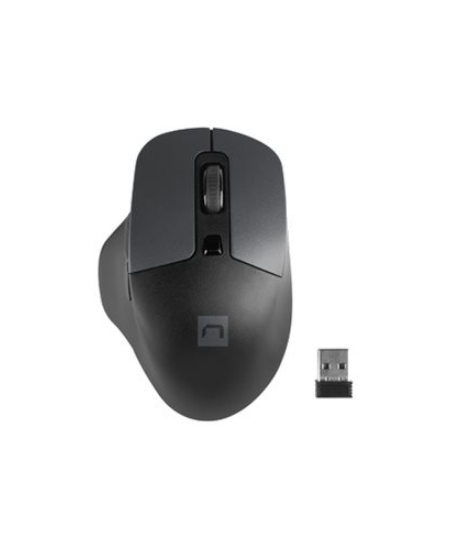Natec Mouse, BlackBird 2, Silent, Wireless, 1600 DPI, Optical, Black