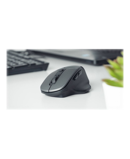 Natec Mouse, BlackBird 2, Silent, Wireless, 1600 DPI, Optical, Black