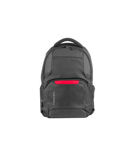Natec Laptop Backpack Eland NTO-1386 Black, 15.6 ", Shoulder strap, Backpack