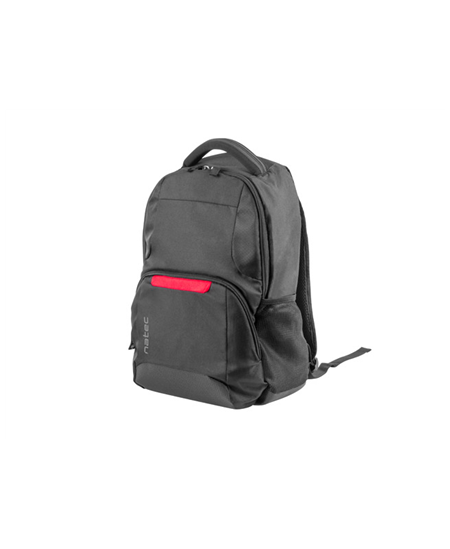 Natec Laptop Backpack Eland NTO-1386 Black, 15.6 ", Shoulder strap, Backpack