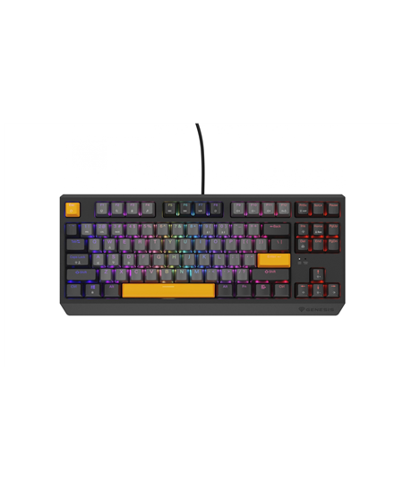Genesis | THOR 230 | Mechanical Gaming Keyboard | Wired | US | Outemu Red | Anchor Gray Positive