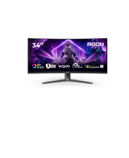 AOC | AGON PRO AG346UCD | 34 " | OLED | WQHD | 21:9 | 175 Hz | 0.03 ms | 3440 x 1440 pixels | 250 cd/m² | HDMI ports quant
