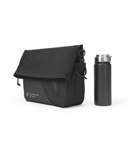 Asus ROG Archer Messenger BC2000 | Fits up to size 14 " | Bag | Black/Gray | Shoulder strap | Waterproof