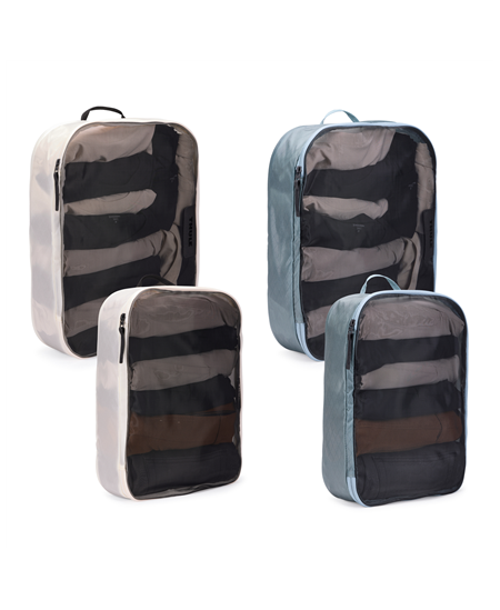 Thule Packing Cube, 2x Large, 2x Medium | Packing Cube | Pond Gray/White