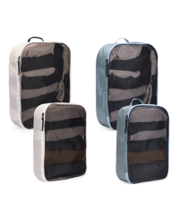 Thule Packing Cube, 2x Large, 2x Medium | Packing Cube | Pond Gray/White