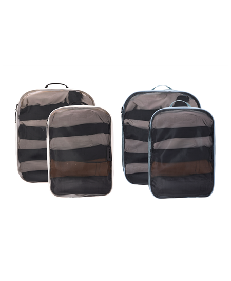Thule Packing Cube, 2x Large, 2x Medium | Packing Cube | Pond Gray/White