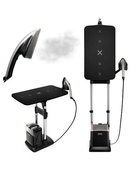 TEFAL All-in-One Garment Steamer | QT2028 | Stand Steamer | 2170 W | 100 g/min | 1.1 L | Premium Silver